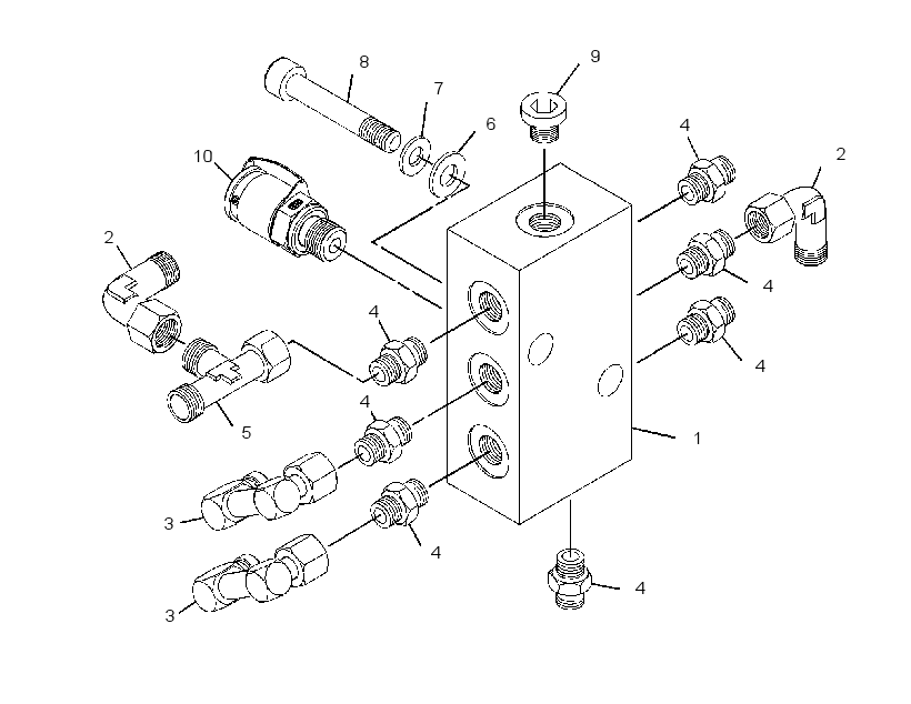 MANIFOLD GP-HYDRAULIC 4343019 CAT