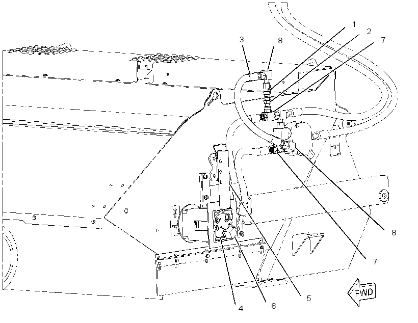 KIT-BROOM MOTOR & LINES 4238300 CAT
