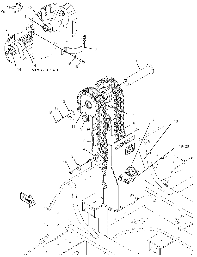 CHAIN GP-COUNTERWEIGHT 3274855 CAT