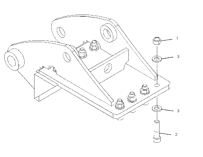 MOUNTING GP-WORK TOOL 4413000 CAT