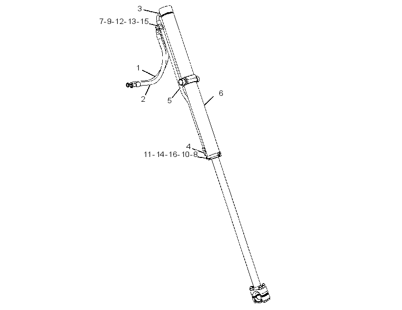 CYLINDER & LINES GP-LIFT 3847257 CAT