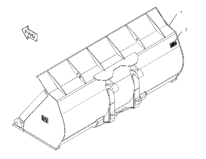 BUCKET GP-PENETRATION 1986197 CAT