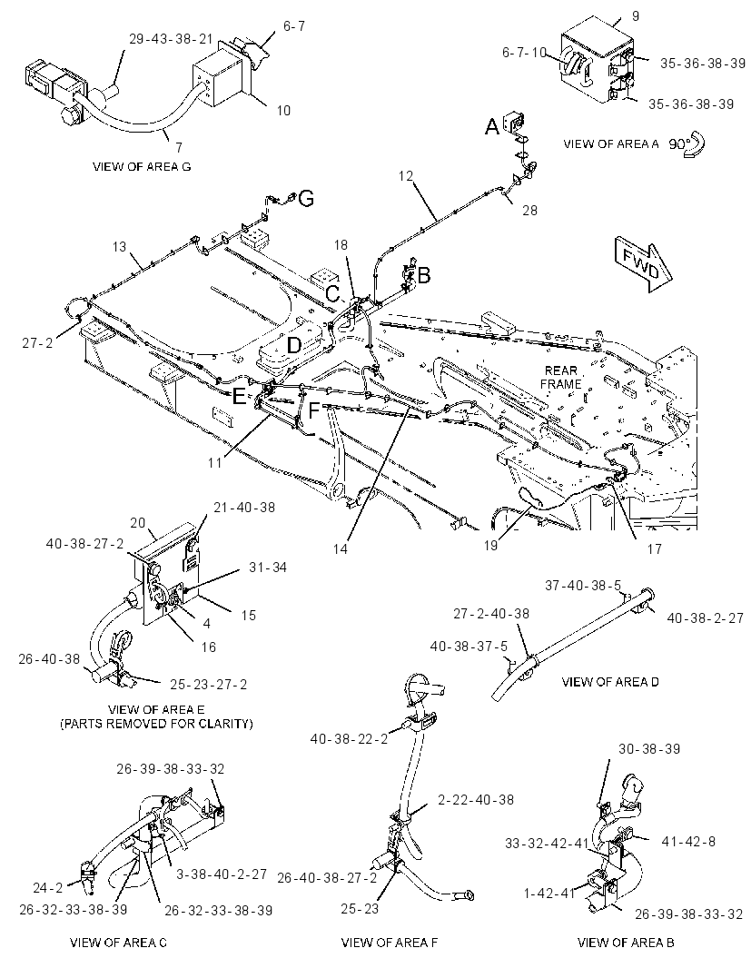 WIRING GP-LADDER 3661392 CAT