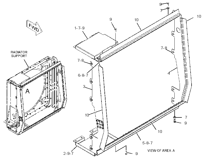 BAFFLE GP-RADIATOR 3000066 CAT