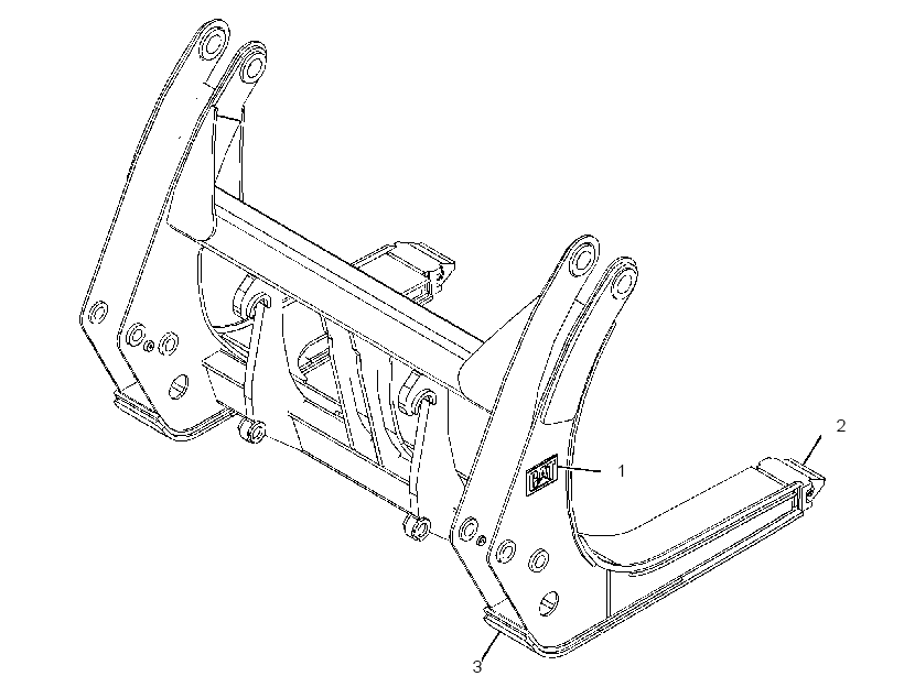 FRAME GP-FORK 1631166 CAT