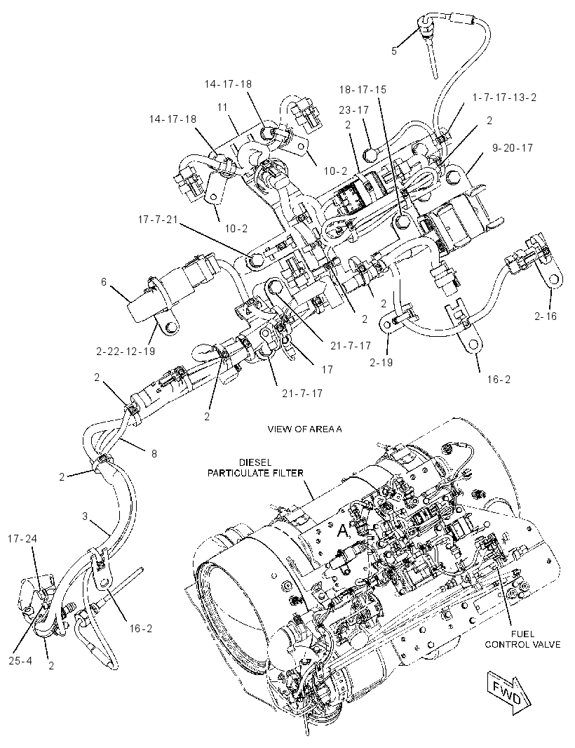 Проводка CEM 3891990 CAT