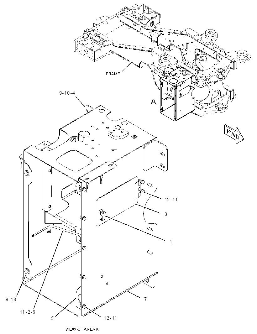 ENCLOSURE GP-SERVICE CENTER 3900483 CAT