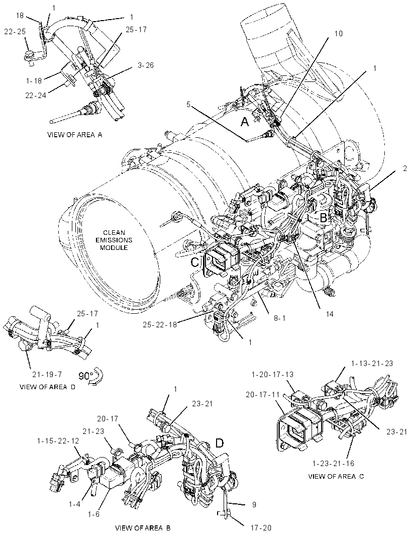 Проводка CEM 4194903 CAT
