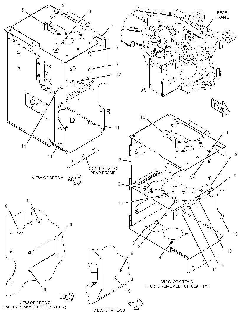 ENCLOSURE GP-SERVICE CENTER 3914570 CAT