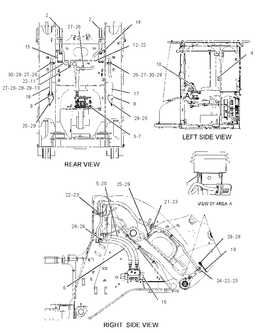 KIT-THIRD FUNCTION HYDRAULIC 3874021 CAT