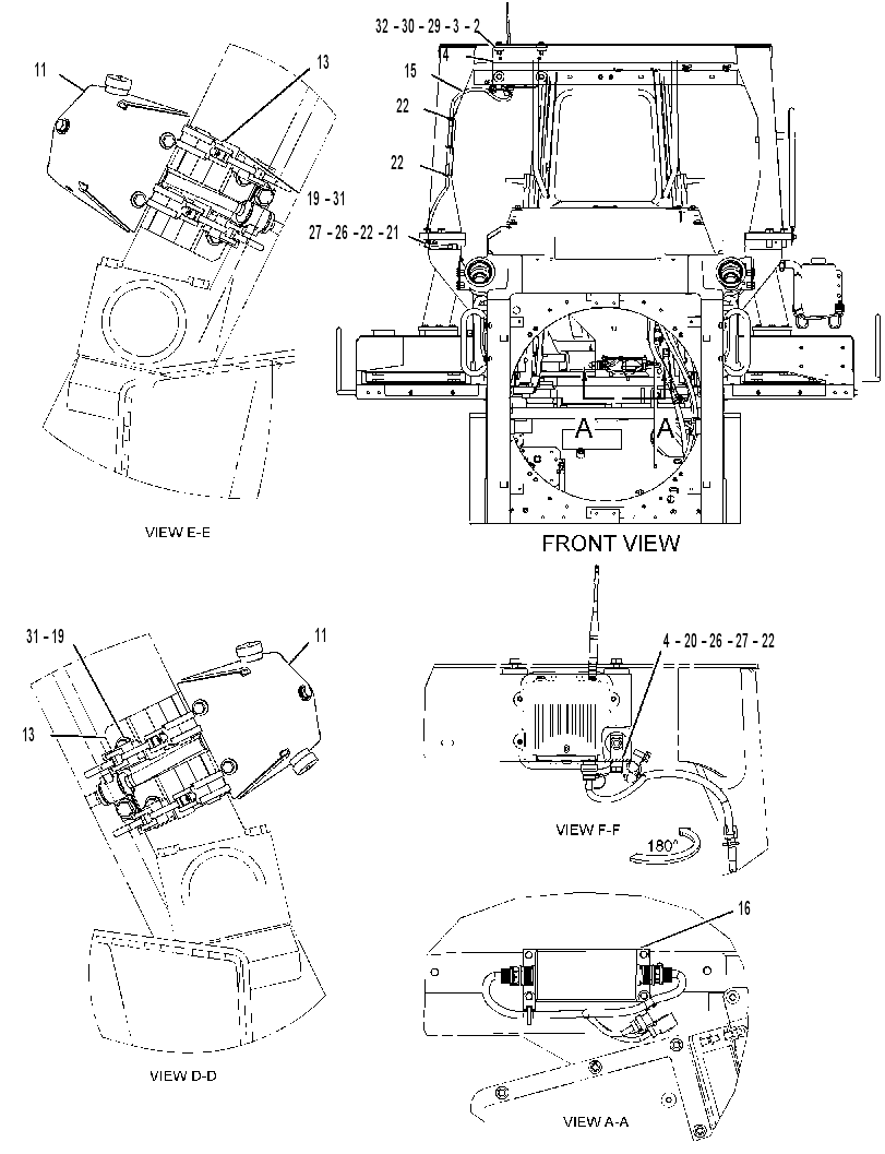 Проводка шасси 4519956 CAT