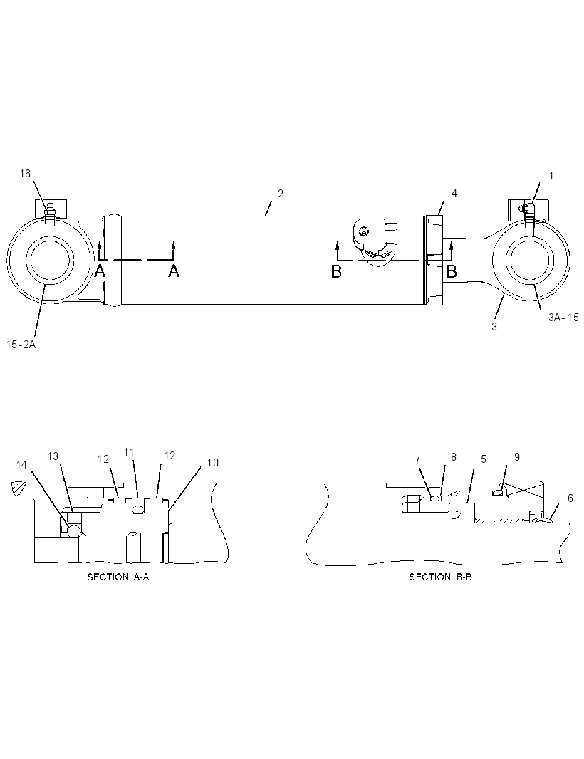 CYLINDER GP-BLADE 3407462 CAT
