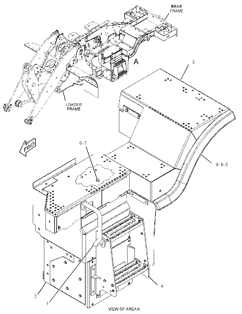 LADDER & WALKWAY GP 3876443 CAT