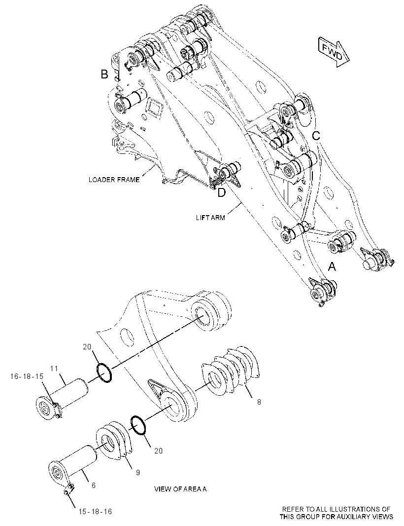 PIN & SEAL GP-LINKAGE 3474907 CAT