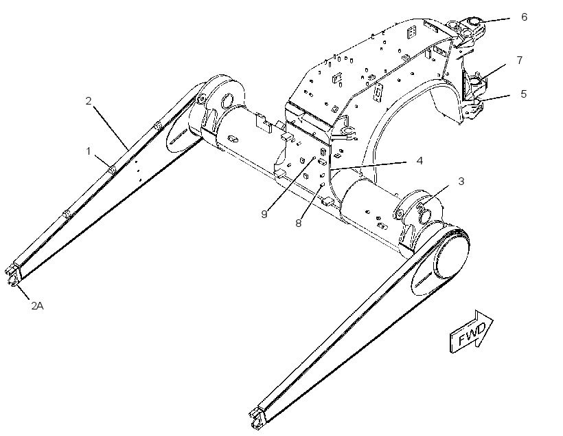 FRAME GP-DRAFT 8W7121 CAT