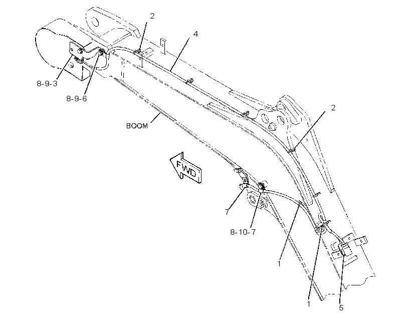 WIRING GP-BOOM 4222934 CAT