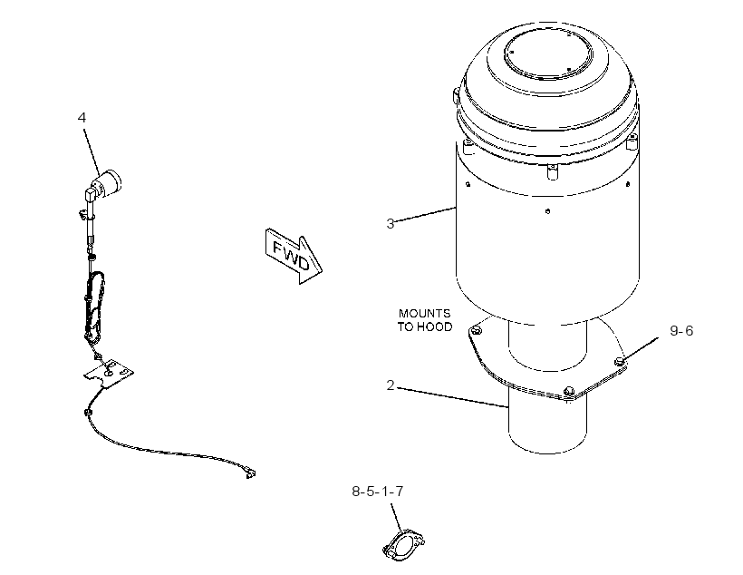 PRECLEANER AR 3838141 CAT