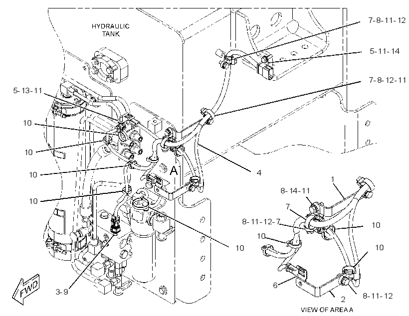 WIRING GP-HYDRAULIC TANK 3723026 CAT