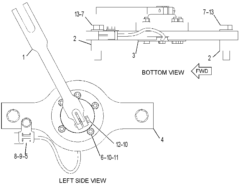 SENSOR & MTG GP-TILT POSITION 3474937 CAT