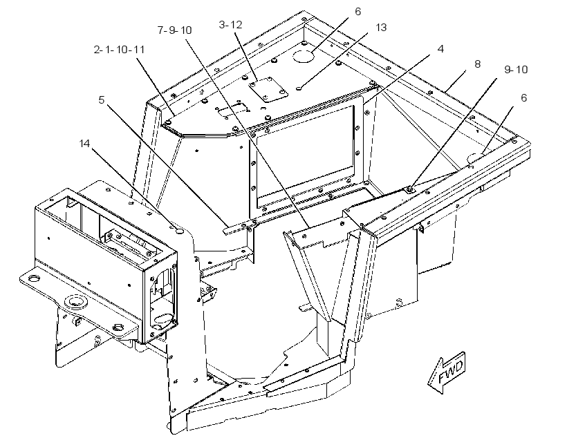 PLATFORM GP-CAB 3855491 CAT