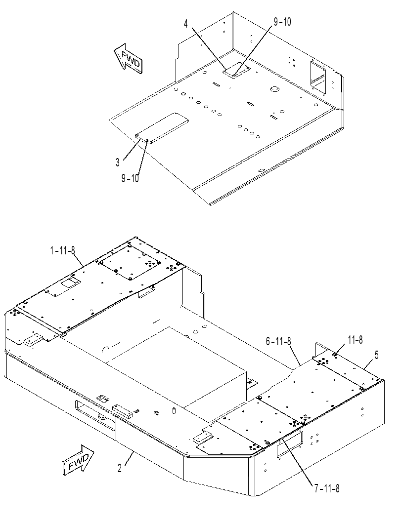 BUMPER GP-REAR 3647677 CAT