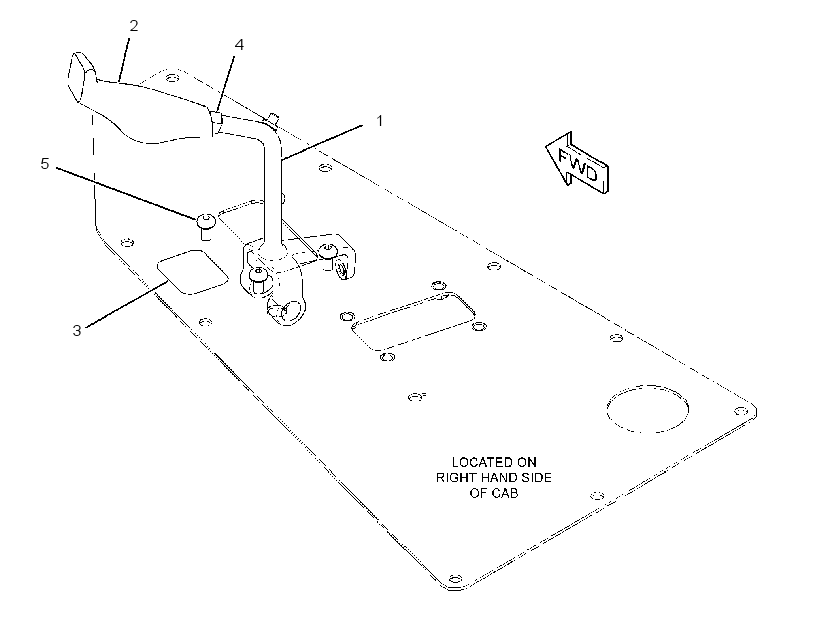 LEVER GP-CONTROL VALVE 3848748 CAT