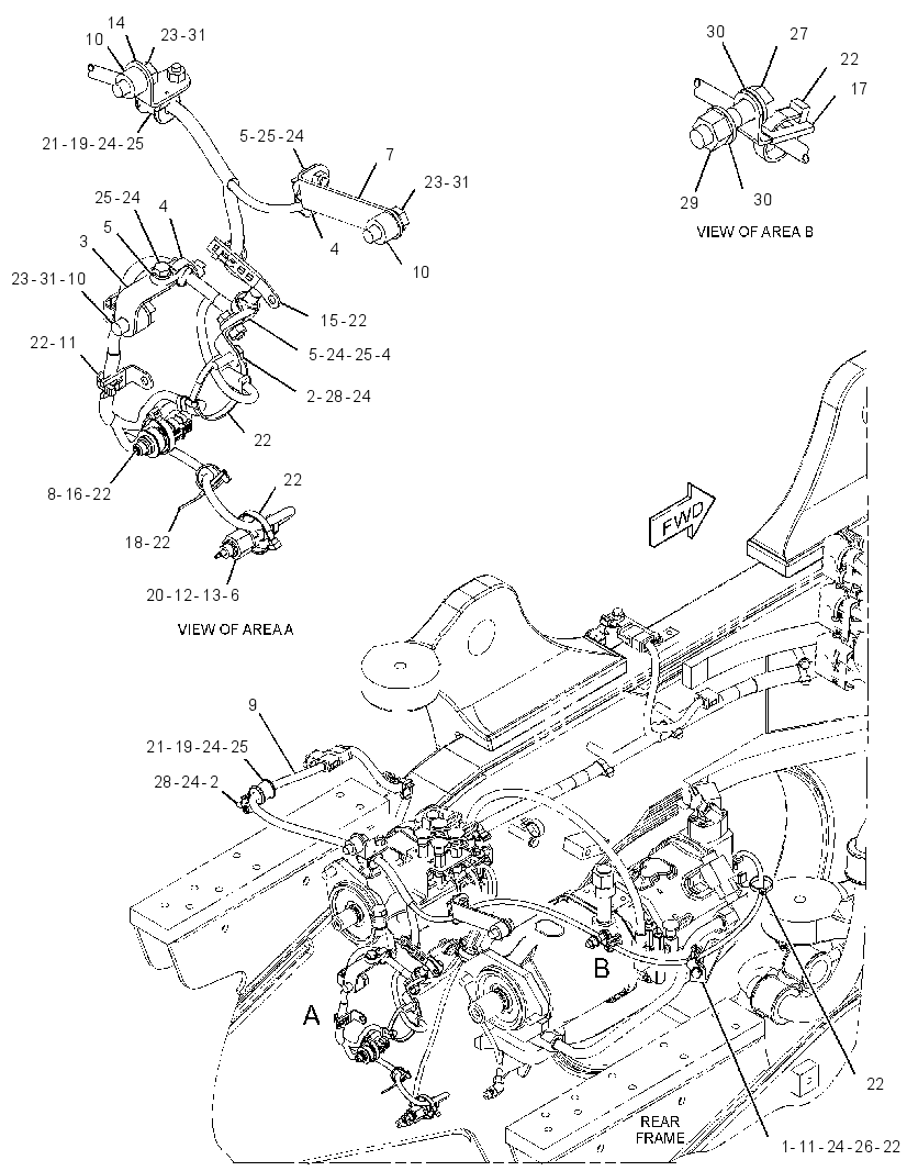 WIRING GP-POWER TRAIN 3746436 CAT