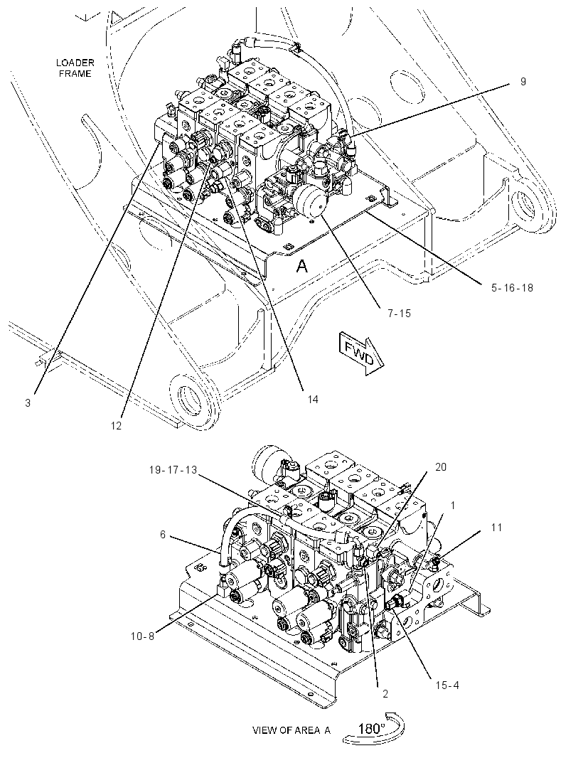 VALVE & MTG GP-HYDRAULIC 3155998 CAT