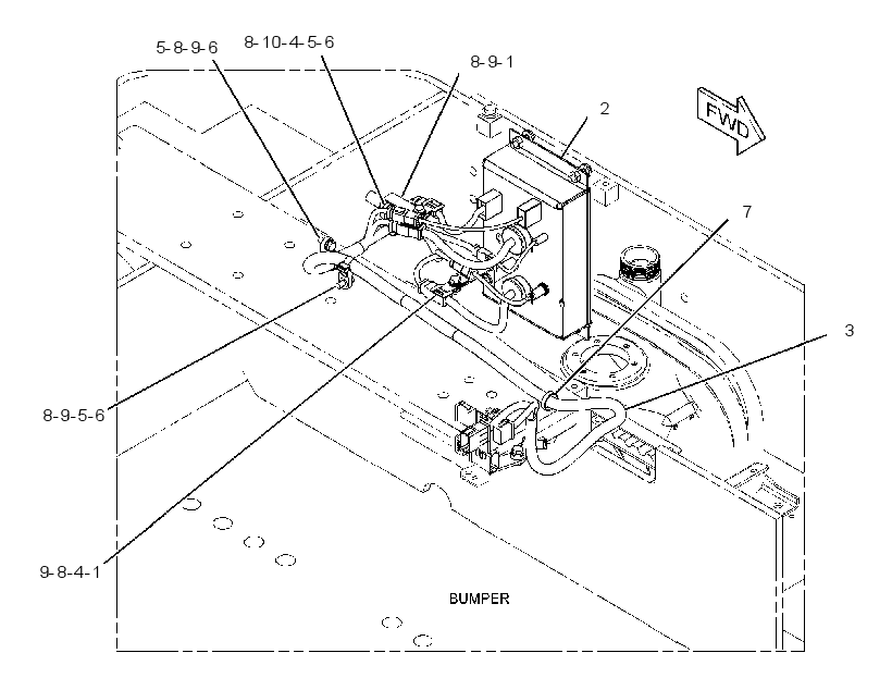 WIRING GP-BUMPER 3723031 CAT