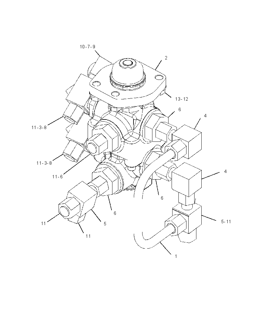 VALVE & MTG GP-BRAKE CONTROL 3767126 CAT