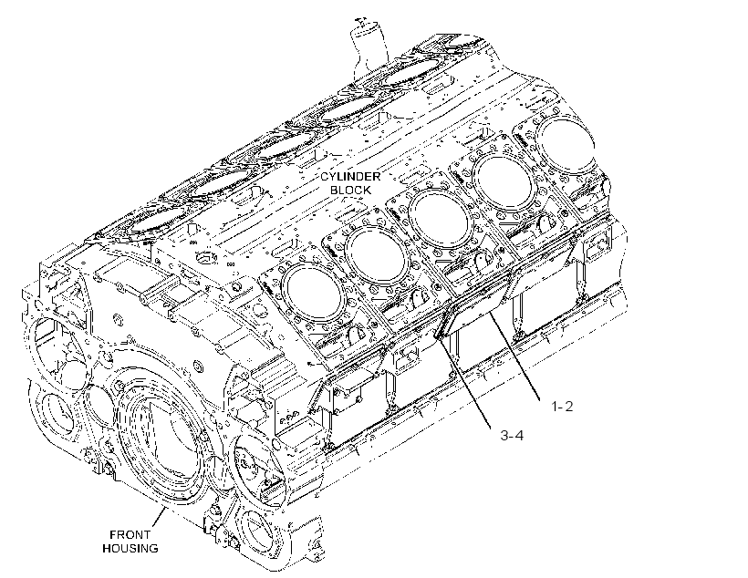 Крышка распредвала 4166746 CAT
