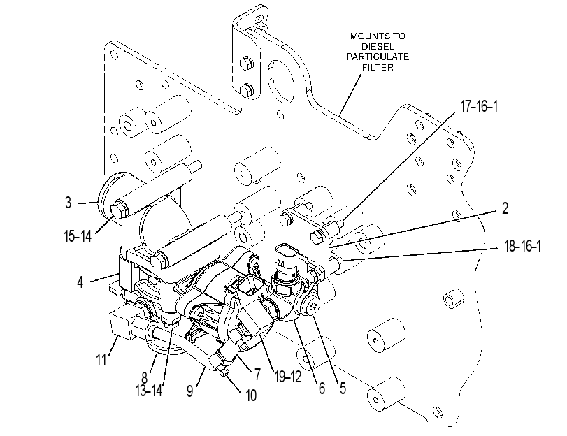 VALVE & MTG GP-AIR CONTROL 4158036 CAT