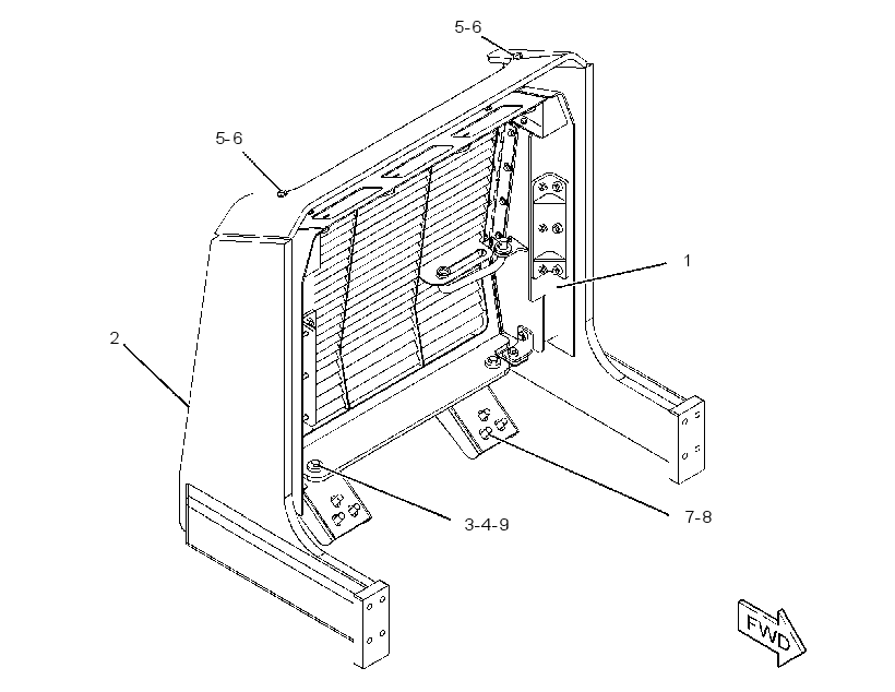 BUMPER GP-REAR 3486890 CAT