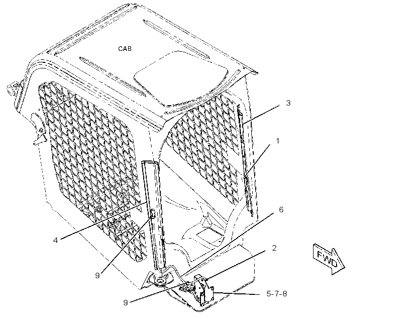 KIT-PEDAL 3888285 CAT