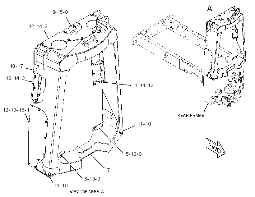 SUPPORT GP-FUEL TANK 2733001 CAT