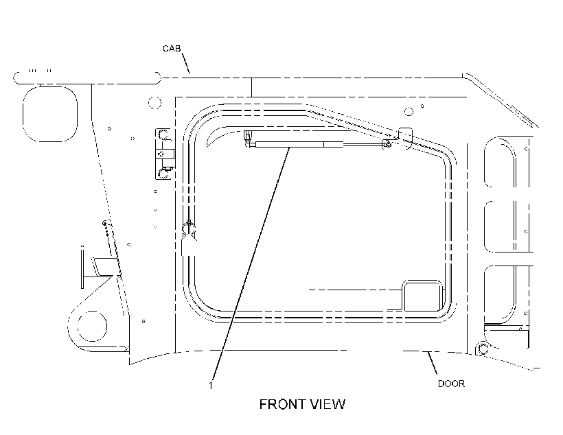 SPRING GP-CAB DOOR 2500691 CAT