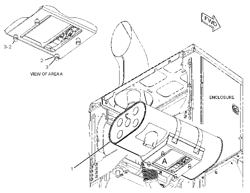 MUFFLER & MOUNTING GP 4338260 CAT