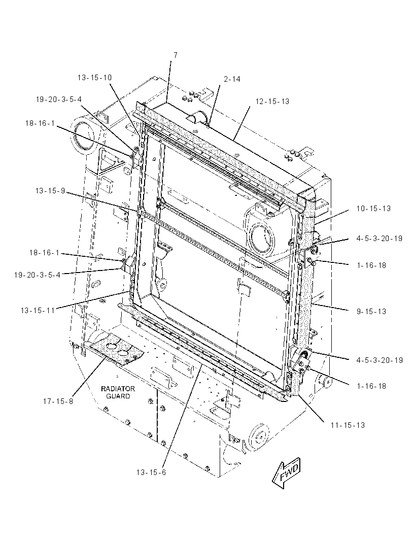 RADIATOR AR 4429613 CAT