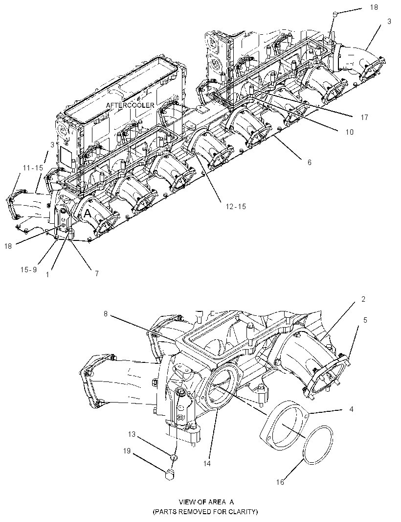 LINES GP-AFTERCOOLER AIR 4414266 CAT