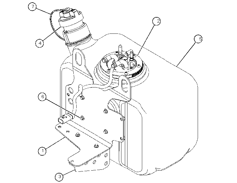 Бак AdBlue 3892720 CAT