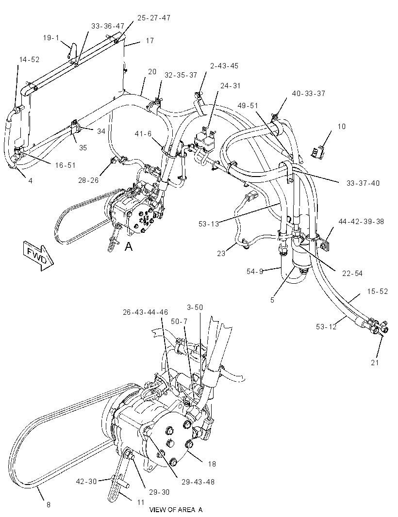 KIT-AIR COND & HEATER INSTL 4223328 CAT