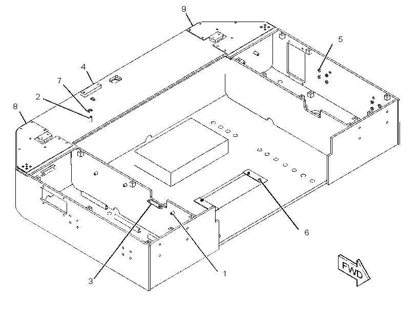 BUMPER GP-REAR 3647620 CAT