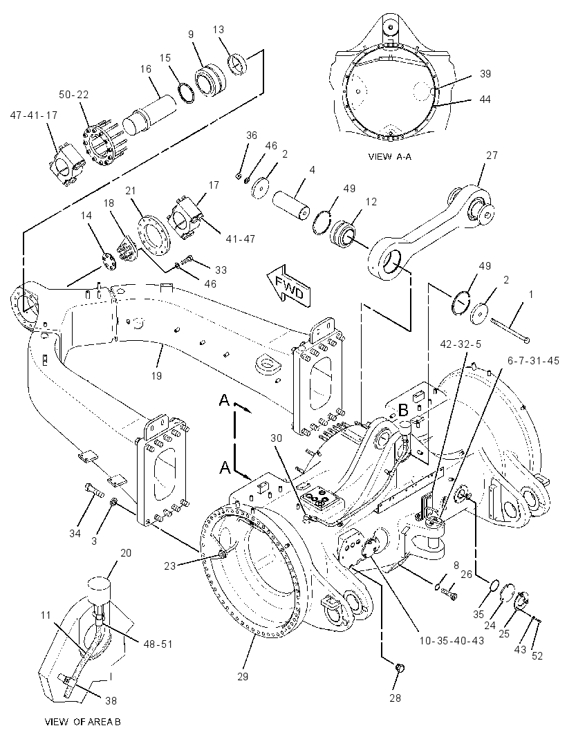 HOUSING GP-REAR AXLE 3099210 CAT
