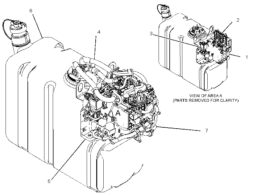 Модуль AdBlue (компоновка) 3996090 CAT