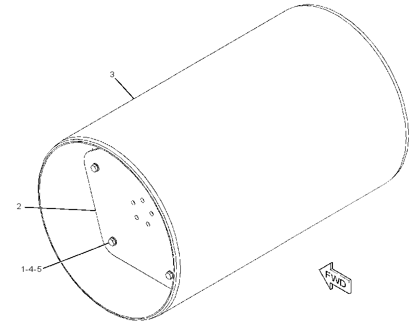 DRUM GP-COMPACTOR 3615811 CAT
