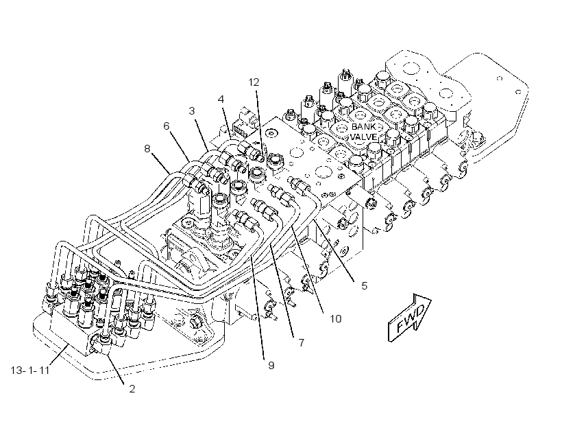 LINES GP-TRACTION CONTROL 3957539 CAT