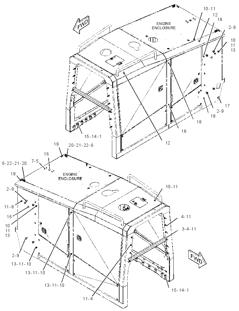 FASTENER GP-ENCLOSURE 3182140 CAT