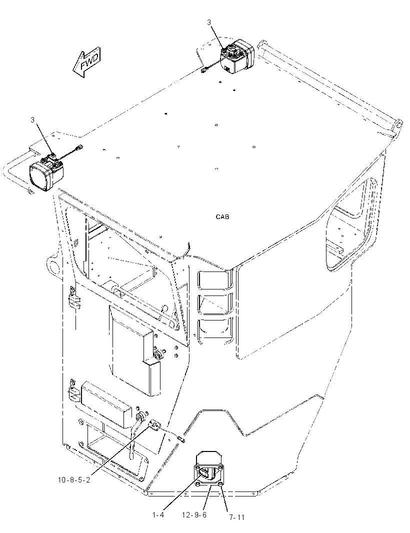 LIGHTING GP-CAB 3290649 CAT