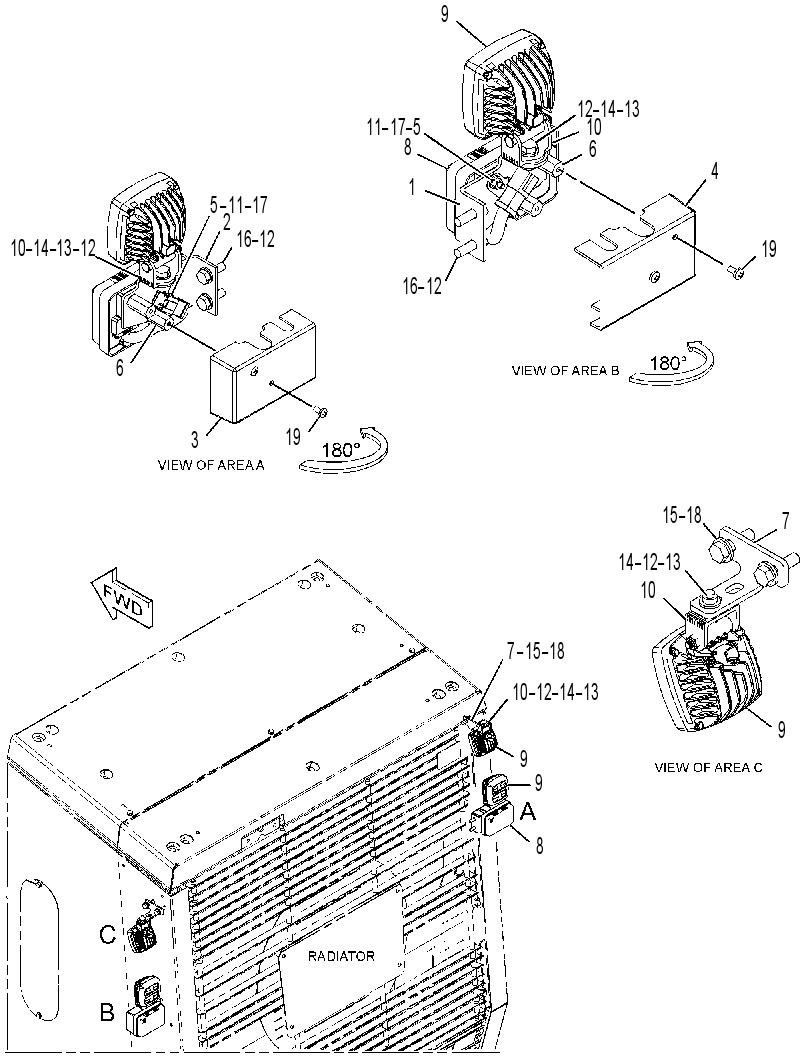 LIGHTING AR-STOP & FLOOD 4354165 CAT