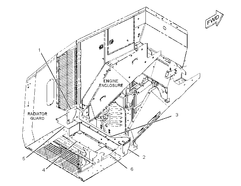BAFFLE GP 3738672 CAT